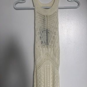 Crochet knit dress or beach coverup